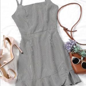 Black Checkered Dress 🌸❤️🌸